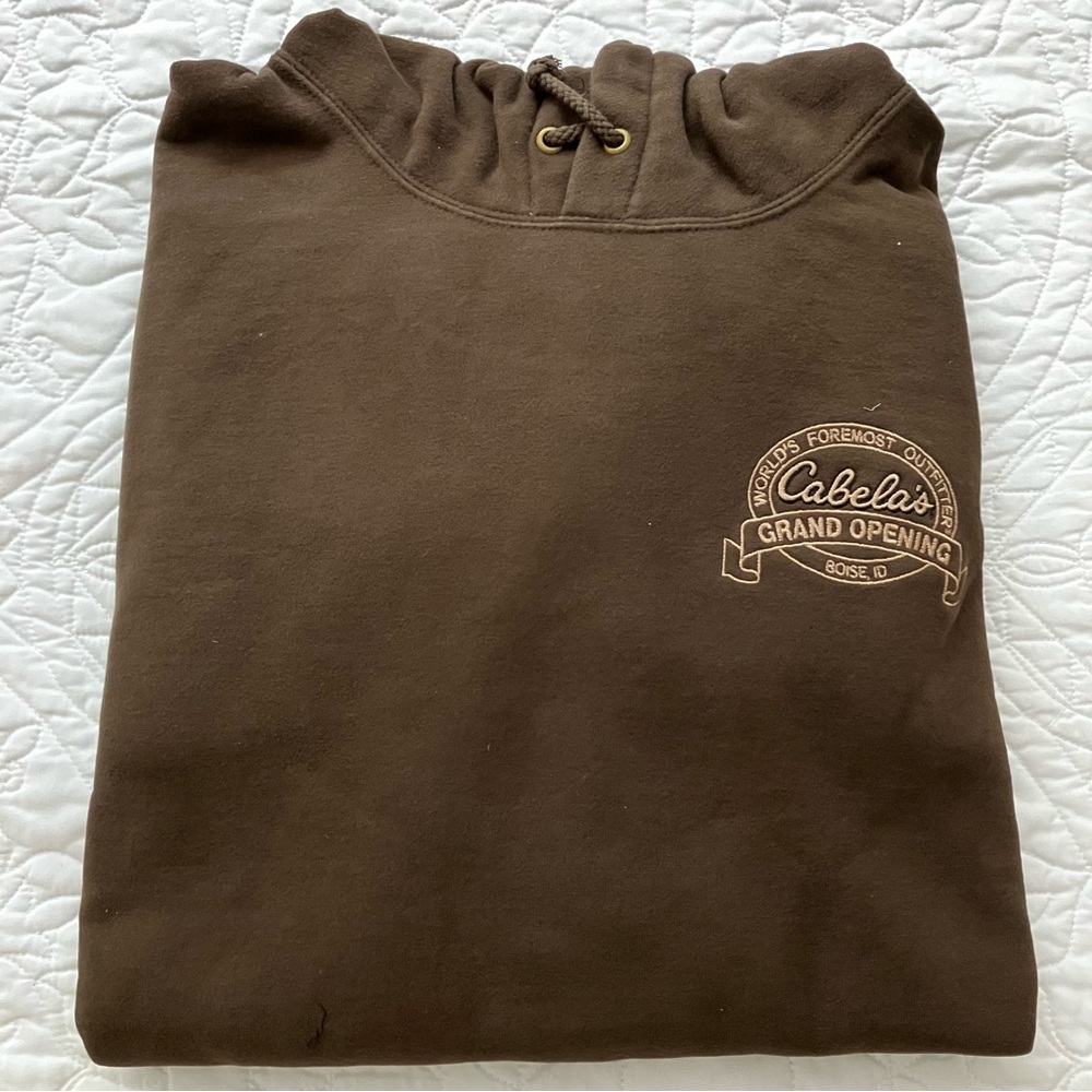 Cabela's Grand Opening Dark Brown Hoodie